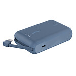 Batterie et powerbank Belkin Batterie externe 10K 20W avec câble USB-C intégré - Bleu - Autre vue