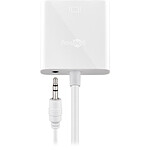 Adaptateur HDMI Goobay adaptateur HDMI mâle / VGA femelle + Jack 3.5 mm - Blanc - Autre vue