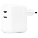 Chargeur Apple Adaptateur secteur double USB-C 35W Blanc - 2024 - Autre vue