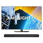 TV Philips 55OLED809/12 + Denon DHT-S217 - Autre vue