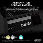 Alimentation PC Corsair RM850e (2025) - Noir - Autre vue