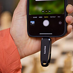 Clé USB SanDisk Phone Drive - 64 Go (Noir) - Autre vue