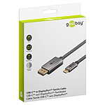Adaptateur DisplayPort Goobay Câble Textile USB-C / DisplayPort 1,4 (M/M) - 3 m - Autre vue