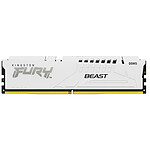 Mémoire Kingston Fury Beast White - 2 x 32 Go (64 Go) - DDR5 6400 MHz - CL32 - Autre vue Mémoire Kingston Fury Beast White - 2 x 32 Go (64 Go) - DDR5 6400 MHz - CL32 - Autre vue