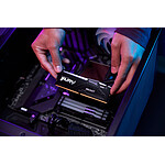 Mémoire Kingston Fury Beast RGB - 2 x 32 Go (64 Go) - DDR5 6400 MHz - CL32 - Autre vue Mémoire Kingston Fury Beast RGB - 2 x 32 Go (64 Go) - DDR5 6400 MHz - CL32 - Autre vue