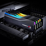Mémoire G.Skill Trident Z5 RGB Black - 2 x 16 Go (32 Go) - DDR5 6000 MHz - CL28 - Autre vue Mémoire G.Skill Trident Z5 RGB Black - 2 x 16 Go (32 Go) - DDR5 6000 MHz - CL28 - Autre vue