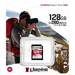 Carte SD Kingston SD Canvas React Plus V60 SDR2V6 - 128GB - Autre vue