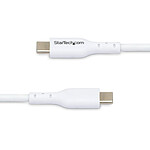 Câble USB StarTech.com Câble USB-C vers USB-C 2.0 - 1 m - Blanc - Autre vue