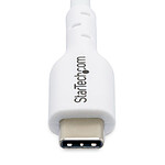 Câble USB StarTech.com Câble USB-C vers USB-C 2.0 - 1 m - Blanc - Autre vue