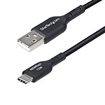 Câble USB StarTech.com Câble USB-A vers USB-C 2.0 - 1 m - Noir - Autre vue