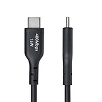 Câble USB StarTech.com Câble USB-A vers USB-C 2.0 - 2 m - Noir - Autre vue