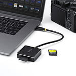 Lecteur de carte mémoire StarTech.com Lecteur de Cartes SD Express USB 3.0 Type C - Autre vue Lecteur de carte mémoire StarTech.com Lecteur de Cartes SD Express USB 3.0 Type C - Autre vue