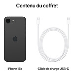 Smartphone reconditionné Apple iPhone 16e Noir - 512 Go · Reconditionné - Autre vue
