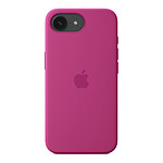 Coque et housse Apple Coque en silicone Fuchsia - iPhone 16e - Autre vue