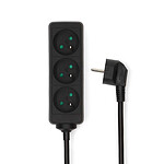 Multiprise Nedis Multiprise 3 prises - Noir - Autre vue