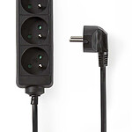 Multiprise Nedis Multiprise 3 prises - Noir - Autre vue