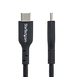 Câble USB StarTech.com Câble USB-C vers USB-C 2.0 - 60W 3A PD - 1 m - Noir - Autre vue