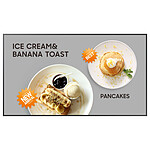 Écran dynamique Samsung 32" LED QM32C - Ecran dynamique Full HD   - Autre vue