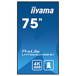 Écran dynamique iiyama 74.5" LED - ProLite LH7565UHSB-B1 - Ecran dynamique 4K UHD  - Autre vue