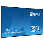 Écran dynamique iiyama 74.5" LED - ProLite LH7565UHSB-B1 - Ecran dynamique 4K UHD  - Autre vue
