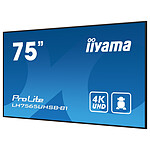 Écran dynamique iiyama 74.5" LED - ProLite LH7565UHSB-B1 - Ecran dynamique 4K UHD  - Autre vue