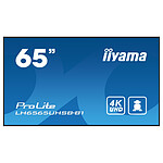Écran dynamique iiyama 64.5" LED - ProLite LH6565UHSB-B1 - Ecran dynamique 4K UHD   - Autre vue