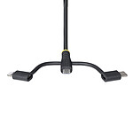 Adaptateur USB StarTech.com Câble 3-en-1 USB-A vers micro USB / USB-C / Lightning - 1 m - Autre vue