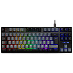 Clavier PC The G-Lab Keyz Caesium TKL - Gris/Noir - Autre vue