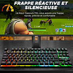 Clavier PC The G-Lab Keyz Caesium TKL - Noir/Gris - Autre vue