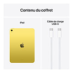 Tablette Apple iPad Wi-Fi 11" 2025 - 256 Go - Jaune (11 ème génération) - Autre vue