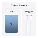 Tablette Apple iPad Wi-Fi + Cellular 11" 2025 - 256 Go - Bleu (11 ème génération) - Autre vue