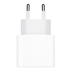 Chargeur Apple Adaptateur secteur USB-C 20W Blanc - Autre vue