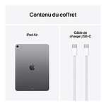 Tablette Apple iPad Air M3 Wi-Fi 11" 2025 - 256 Go - Gris sidéral - Autre vue