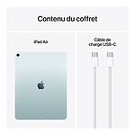 Tablette Apple iPad Air M3 Wi-Fi 13" 2025 - 256 Go - Bleu - Autre vue