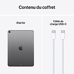 Tablette Apple iPad Air M3 Wi-Fi + Cellular 11" 2025 - 512 Go - Gris sidéral - Autre vue