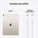 Tablette Apple iPad Air M3 Wi-Fi + Cellular 13" 2025 - 512 Go - Lumière stellaire - Autre vue