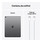 Tablette Apple iPad Air M3 Wi-Fi + Cellular 13" 2025 - 256 Go - Gris sidéral - Autre vue