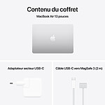 MacBook Apple MacBook Air M4 13" (2025) Argent 24 Go/256 Go (MW0W3FN/A-CPU10-GPU10-24GB) - Autre vue