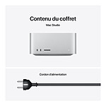 Mac et iMac Apple Mac Studio M3 Ultra SSD 4 To / Ram 96 Go - GPU 60 coeurs (MU973FN/A-4TB) - Autre vue