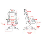 Bureau gamer Arozzi Arena Torretta Desk Bundle - Rouge - Autre vue