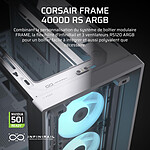 Boîtier PC Corsair FRAME 4000D RS ARGB - Blanc - Autre vue
