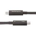 Câble USB StarTech.com Câble Thunderbolt 4 (40 Gb/s) USB-C - M/M - Noir - 2 m  - Autre vue