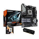 AMD Ryzen 7 9800X3D + Gigabyte B650 + 32 Go