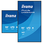 Écran dynamique iiyama 50" LED - ProLite LH5064UHS-B1AG - Ecran dynamique 4K UHD  - Autre vue