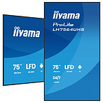 Écran dynamique iiyama 75" LED - ProLite LH7564UHS-B1AG - Ecran dynamique 4K UHD  - Autre vue