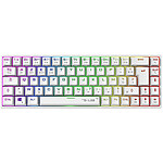 Clavier PC The G-Lab Keyz Titanium Wireless - Blanc - Autre vue