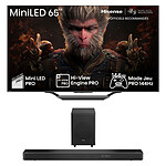 TV Hisense 65U7NQ + AX3120G - Autre vue