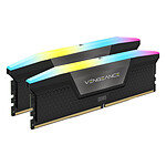 Mémoire Corsair Vengeance RGB Black - 2 x 8 Go (16 Go) - DDR5 5200 MHz - CL40 - Autre vue Mémoire Corsair Vengeance RGB Black - 2 x 8 Go (16 Go) - DDR5 5200 MHz - CL40 - Autre vue
