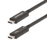 Câble USB StarTech.com Câble USB-C Thunderbolt 4 (40 Gb/s) M/M - Noir - 1 m - Autre vue