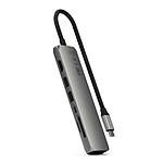 Hub USB SATECHI Multiports USB-C Slim 7-en-1 - Gris - Autre vue